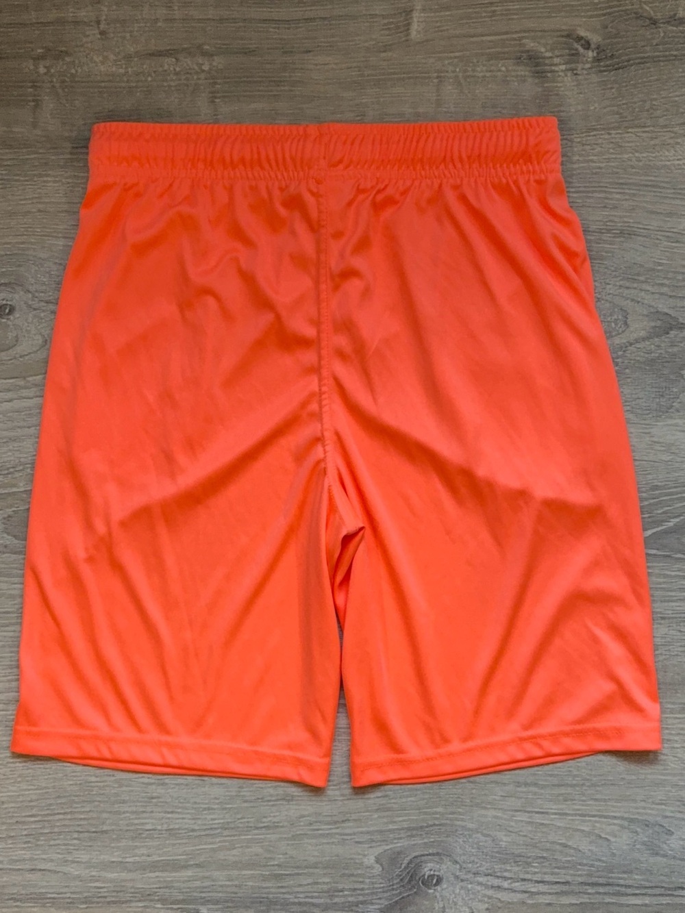 Athletic Works DriWorks Boys XL (14/16) Bright Orange Performance Shorts - Picture 2 of 6